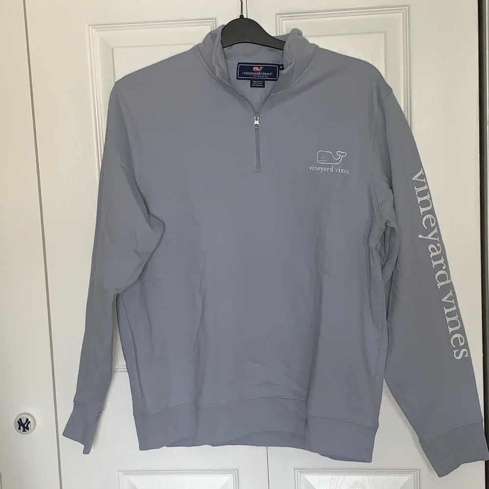 Vineyard Vines Men’s Quarter Zip Logo Sweatshirt